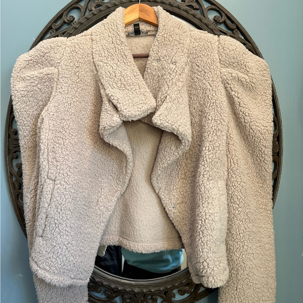 Express Sherpa Blazer Small